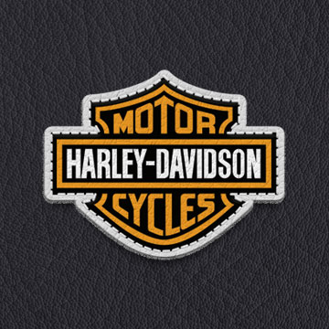 Parche Harley Davidson mono motorista personalizado